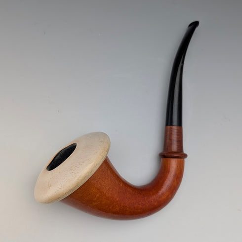 Vintage Austrian Andreas Bauer Calabash-shaped Meersham Pipe